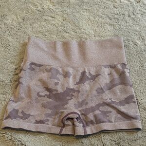 Camo High-Waisted Shorts